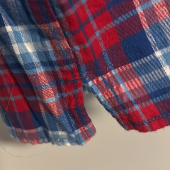 J Crew size L ruffle flannel - Picture 6 of 6